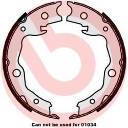 BREMBO Sada brzd. čeľustí parkov. brzdy BREMBO S 56 545 (S 56 545)