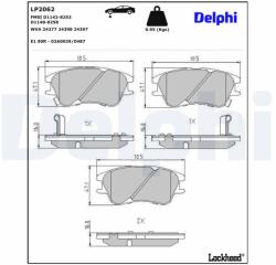 DELPHI Klocki Ham. Przod (lp2062)