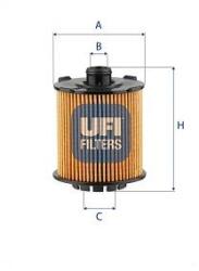 UFI Olejový filter UFI 25. VCC. 01 (25.VCC.01)