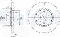 DELPHI Tarcza Ham. Citroen C5 (bg3675)