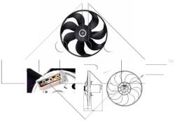 NRF Ventilátor chladenia motora NRF 47404 (47404)