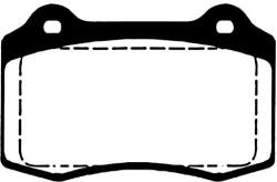 RAICAM Klocki Ham. Citroen Ds3 11- (ma.0752.4)