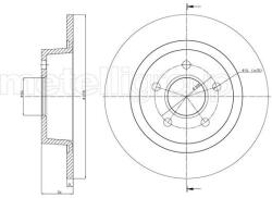 METELLI Brzdový kotúč METELLI 23-0761C (23-0761C)