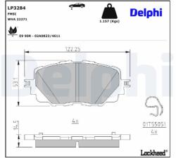 DELPHI Klocki Ham. Mazda Mx-5 Iv 15- (lp3284)