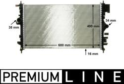 MAHLE Chladič motora MAHLE CR 1099 000P (CR 1099 000P)