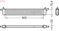 DENSO Chladič motora DENSO DRM50136 (DRM50136)