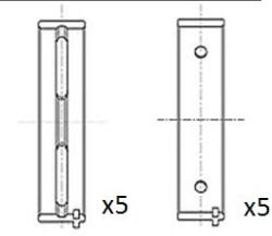 FAI AutoParts Ložisko kľukového hriadeľa FAI AutoParts BM1050-STD (BM1050-STD)