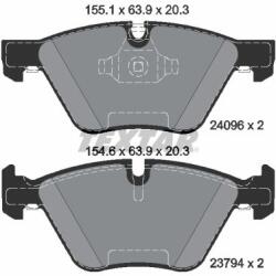 TEXTAR Sada brzdových platničiek kotúčovej brzdy TEXTAR 2409601 (2409601)