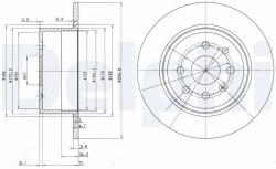 DELPHI Tarcza Ham. Opel Vectra (bg2637)