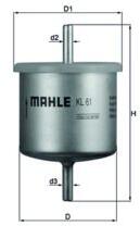 MAHLE Filtr Paliwa Ford (kl 61)