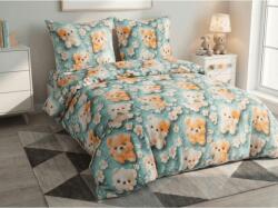  Lenjerie de pat din microfibra pentru copii PUPPIFLORA colorata Dimensiune lenjerie de pat: 70 x 80 cm | 140 x 200 cm Lenjerie de pat