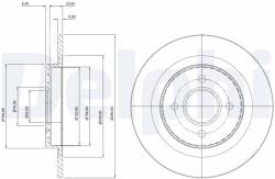 DELPHI Tarcza Ham. Ford Focus Tyl (bg3743)