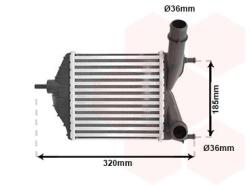 VAN WEZEL Chladič plniaceho vzduchu VAN WEZEL 17004280 (17004280)