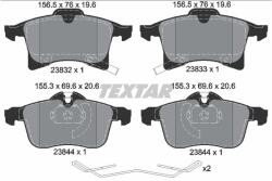 TEXTAR Sada brzdových platničiek kotúčovej brzdy TEXTAR 2383204 (2383204)