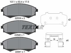 TEXTAR Sada brzdových platničiek kotúčovej brzdy TEXTAR 2253901 (2253901)