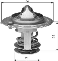 GATES Termostat chladenia GATES TH29882G1 (TH29882G1)