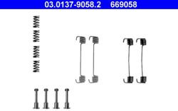 ATE Súprava príslušenstva, čeľusť parkovacej brzdy ATE 03.0137-9058.2 (03.0137-9058.2)