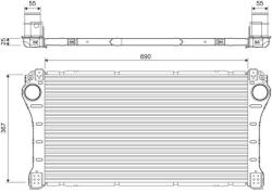 VALEO Chladič plniaceho vzduchu VALEO 818364 (818364)