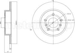 METELLI Brzdový kotúč METELLI 23-1763C (23-1763C)