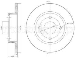 METELLI Brzdový kotúč METELLI 23-0348 (23-0348)