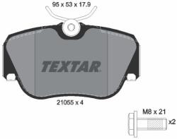 TEXTAR Sada brzdových platničiek kotúčovej brzdy TEXTAR 2105503 (2105503)