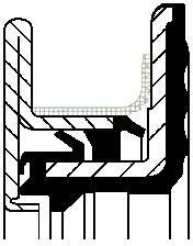 CORTECO Tesniaci krúżok kľukového hriadeľa CORTECO 49359586 (49359586)