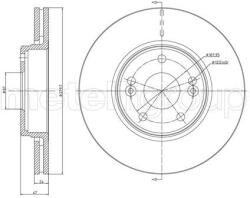 METELLI Brzdový kotúč METELLI 23-0676C (23-0676C)