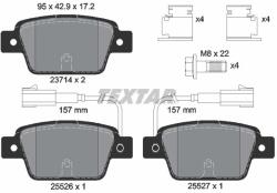 TEXTAR Sada brzdových platničiek kotúčovej brzdy TEXTAR 2371403 (2371403)