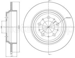 METELLI Brzdový kotúč METELLI 23-0629C (23-0629C)