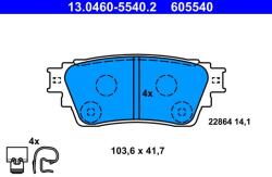 ATE Sada brzdových platničiek kotúčovej brzdy ATE 13.0460-5540.2 (13.0460-5540.2)