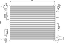 VALEO Chladič motora VALEO 701620 (701620)