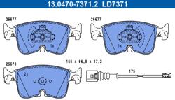 ATE Sada brzdových platničiek kotúčovej brzdy ATE 13.0470-7371.2 (13.0470-7371.2)