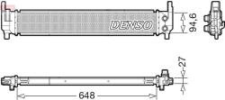DENSO Chladič motora DENSO DRM02042 (DRM02042)