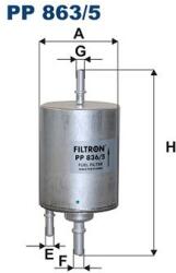 FILTRON Palivový filter FILTRON PP 836/5 (PP 836/5)