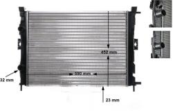 MAHLE Chladič motora MAHLE CR 1690 000S (CR 1690 000S)