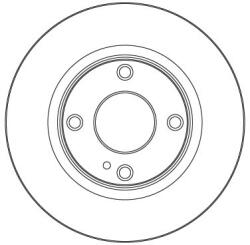 TRW Brzdový kotúč TRW DF6568 (DF6568)