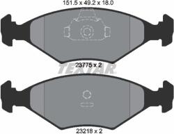 TEXTAR Sada brzdových platničiek kotúčovej brzdy TEXTAR 2377501 (2377501)