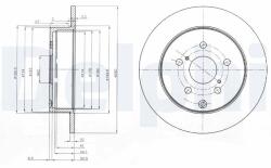 DELPHI Tarcza Ham. Tyl Toyota (bg4051)