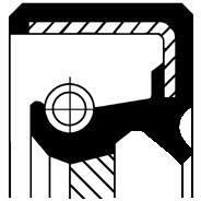 CORTECO Tesniaci krúżok kľukového hriadeľa CORTECO 19017580B (19017580B)