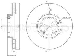 METELLI Brzdový kotúč METELLI 23-1494 (23-1494)
