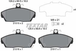 TEXTAR Sada brzdových platničiek kotúčovej brzdy TEXTAR 2151503 (2151503)