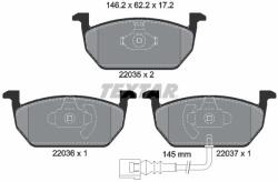 TEXTAR Sada brzdových platničiek kotúčovej brzdy TEXTAR 2203501 (2203501)