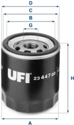 UFI Olejový filter UFI 23.447. 00 (23.447.00)