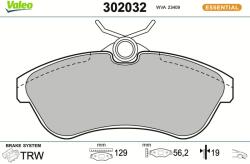 VALEO Sada brzdových platničiek kotúčovej brzdy VALEO 302032 (302032)