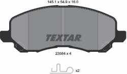 TEXTAR Sada brzdových platničiek kotúčovej brzdy TEXTAR 2358403 (2358403)