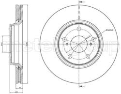 METELLI Brzdový kotúč METELLI 23-0978C (23-0978C)