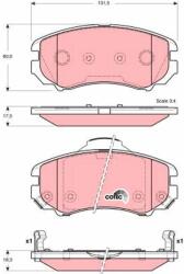 TRW Sada brzdových platničiek kotúčovej brzdy TRW GDB3386 (GDB3386)