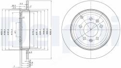 DELPHI Brzdový kotúč DELPHI BG3684 (BG3684)