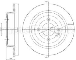 METELLI Brzdový kotúč METELLI 23-0667C (23-0667C)