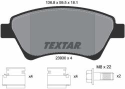 TEXTAR Sada brzdových platničiek kotúčovej brzdy TEXTAR 2393001 (2393001)